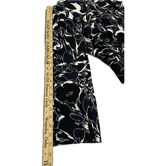 Kasper Print Suit Collarless Open Front Jacket - Picture 5 of 9